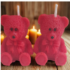 Teddy Bear Candle Pack Of 1 Pcs