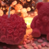 Love And Teddy Bear Candle Combo