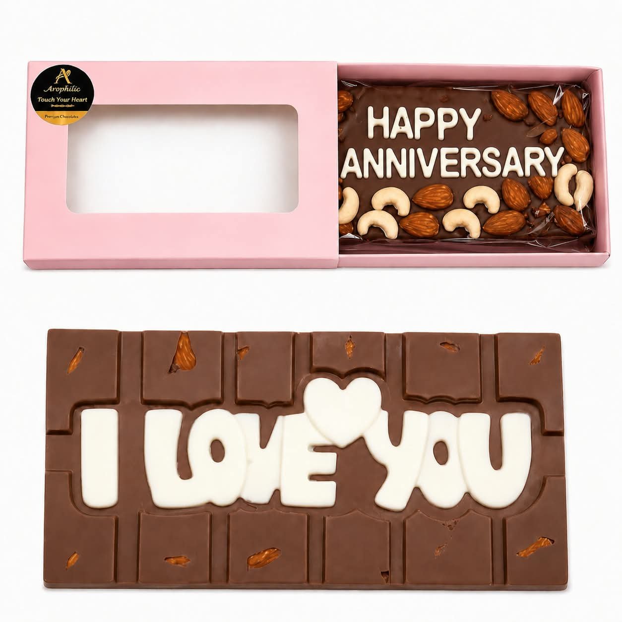 Happy Anniversary Chocolate Bar.